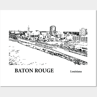 Baton Rouge - Louisiana Posters and Art